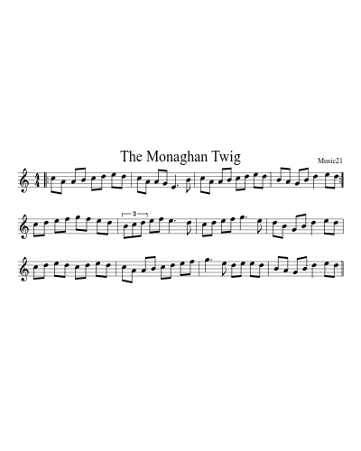 The Monaghan Twig sheet music preview