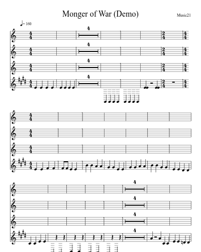 Monger of War (Demo) preview