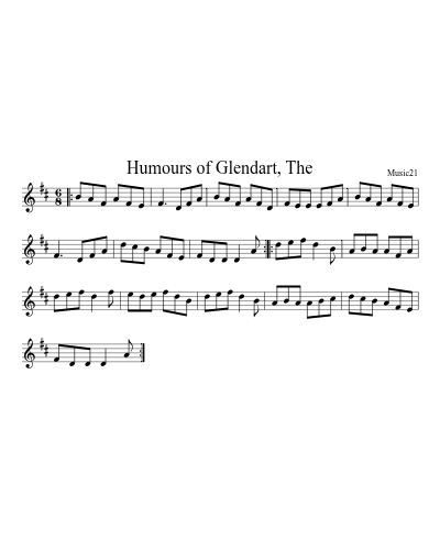 Humours of Glendart, The preview