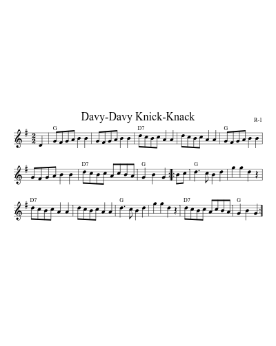 Davy-Davy Knick-Knack