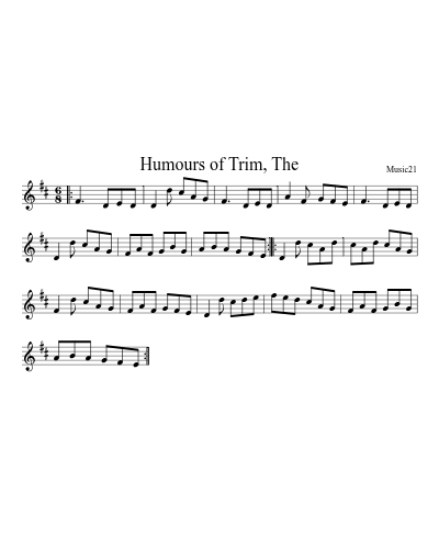 Humours of Trim, The preview