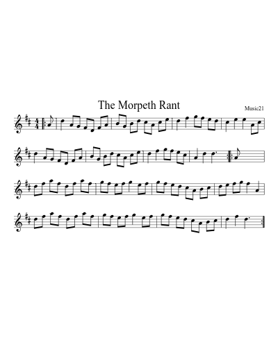 The Morpeth Rant
