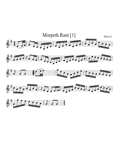 Morpeth Rant [1] (Version 2)