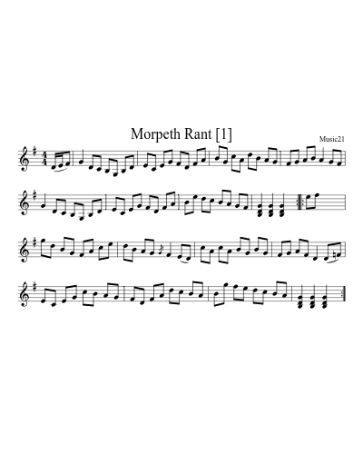 Morpeth Rant [1] (Version 3)