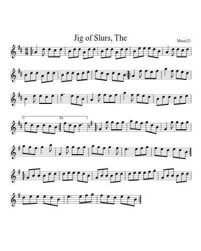 Jig of Slurs, The preview