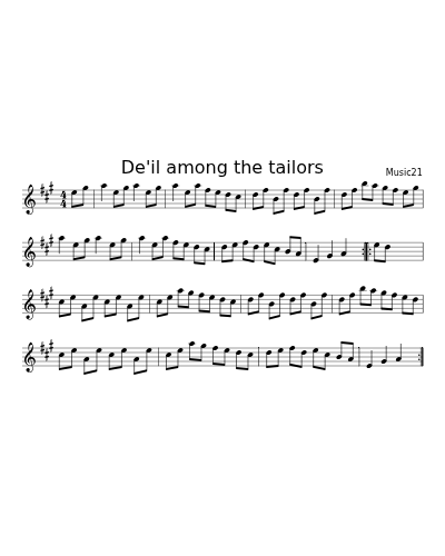 De'il among the tailors