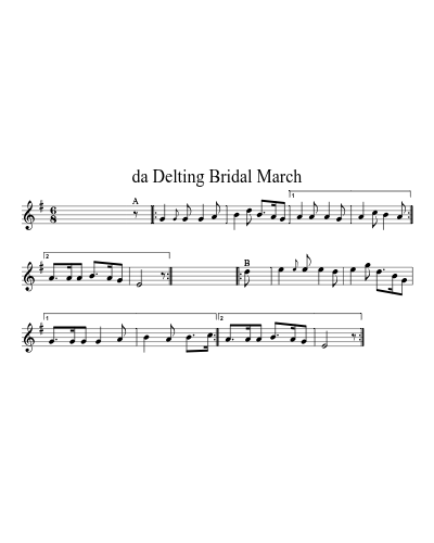da Delting Bridal March preview