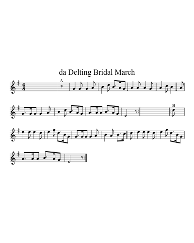 da Delting Bridal March (Version 2) preview