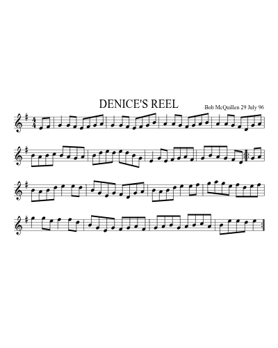 DENICE'S REEL (Version 2)