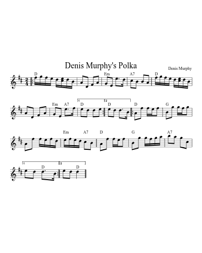 Denis Murphy's Polka (Version 2)