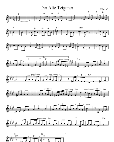 Der Alte Tziganer (Version 3)