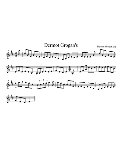 Dermot Grogan's (Version 2)