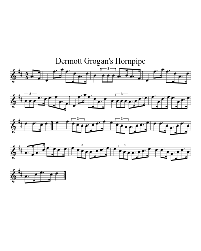 Dermott Grogan's Hornpipe (Version 2)