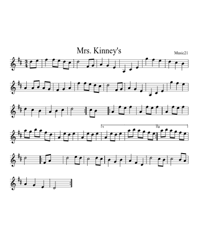 Mrs. Kinney's