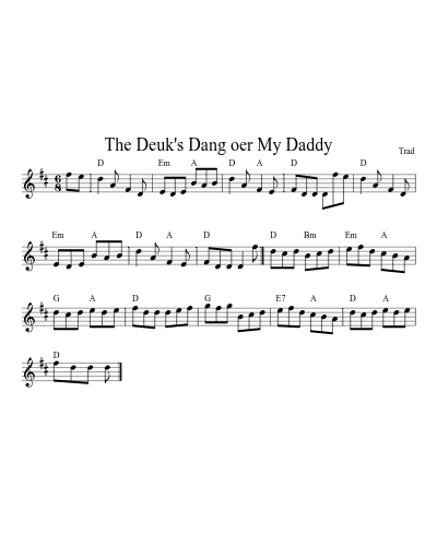 The Deuk's Dang oer My Daddy