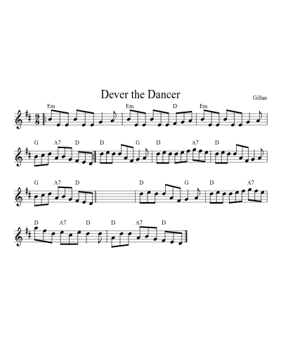 Dever the dancer (Version 10)