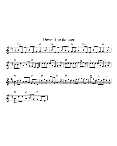 Dever the dancer (Version 11)