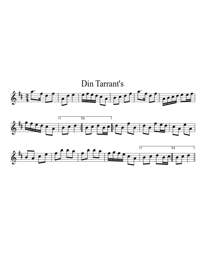Din Tarrant's (Version 3)