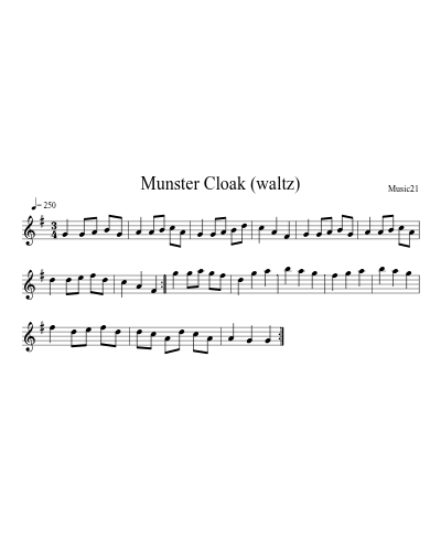 Munster Cloak (waltz) preview