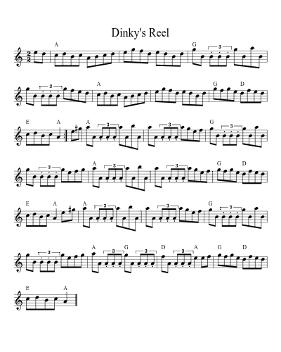 Dinky's reel (Version 3)