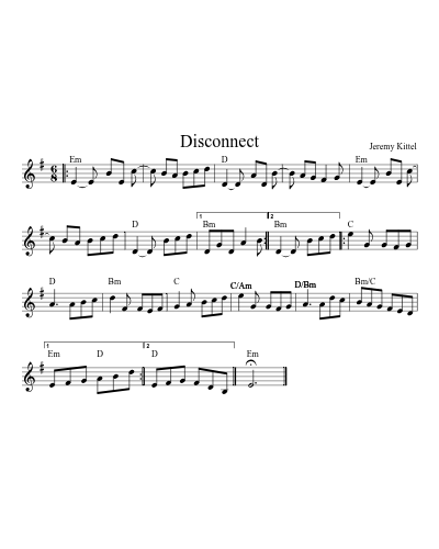 Disconnect (Version 3)