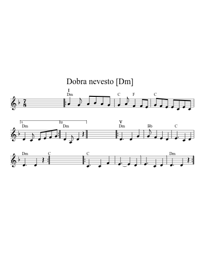 Dobra nevesto   [F#m]