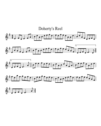 Doherty's Reel (Version 3)