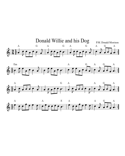 Donald Willie and his Dog preview