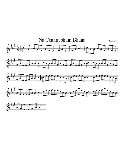 Na Ceannabhain Bhana