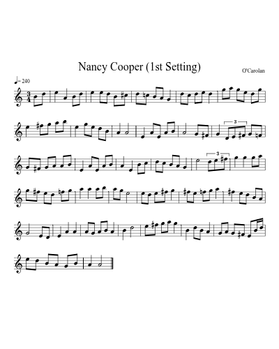 Nancy Cooper (1st Setting)