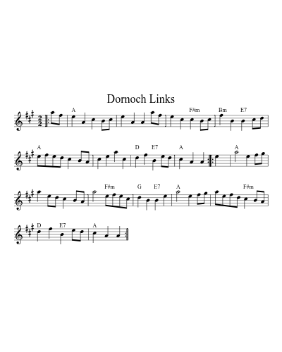 Dornoch Links (Version 2)