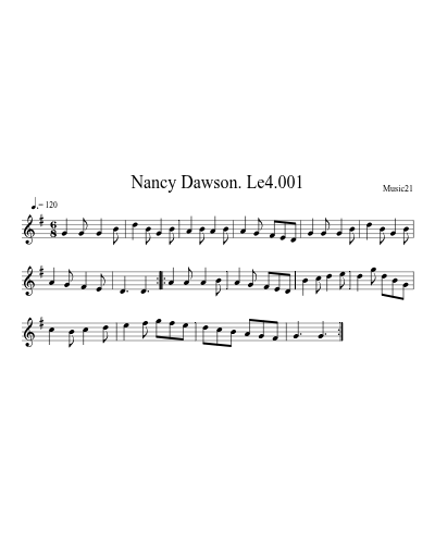 Nancy Dawson. Le4.001