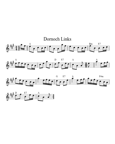 Dornoch Links (Version 4)