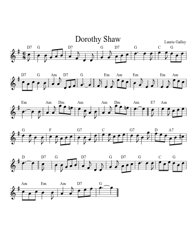 Dorothy Shaw (Version 3)