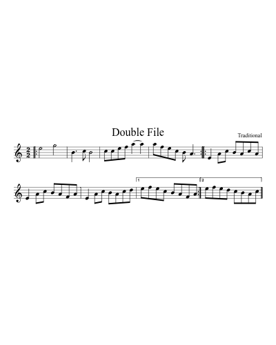 Double File (Version 2)