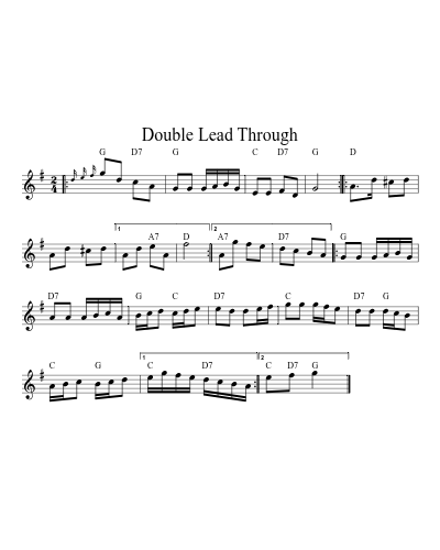 Double Lead Through (Version 4)