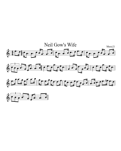 Neil Gow's Wife