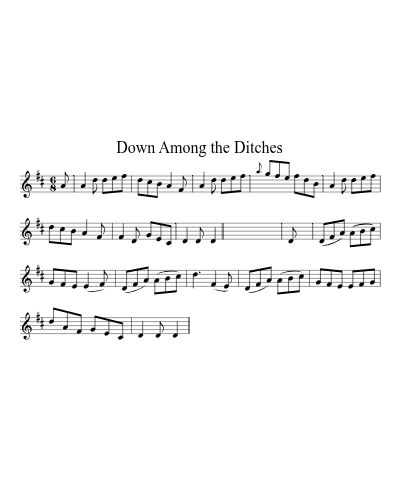Down Among the Ditches (Version 2)