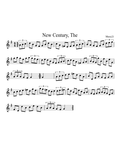 New Century, The preview