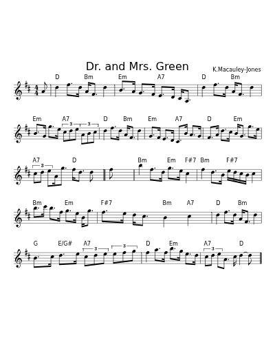 Dr. and Mrs. Green