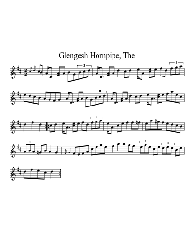 Glengesh Hornpipe, The (Version 2)
