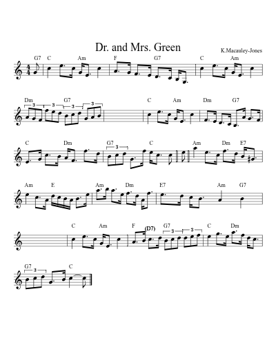 Dr. and Mrs. Green (Version 4)