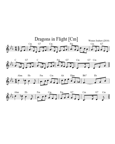 Dragons in Flight   [Cm] (Version 2)