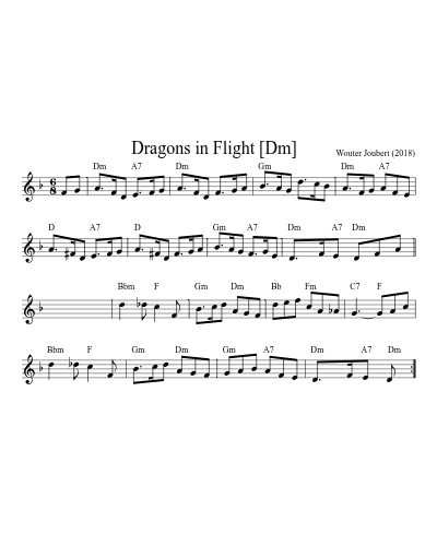 Dragons in Flight   [Dm] (Version 2)