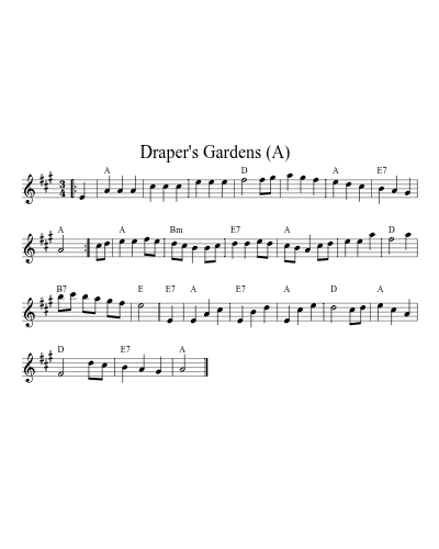 Draper's Gardens   (A)