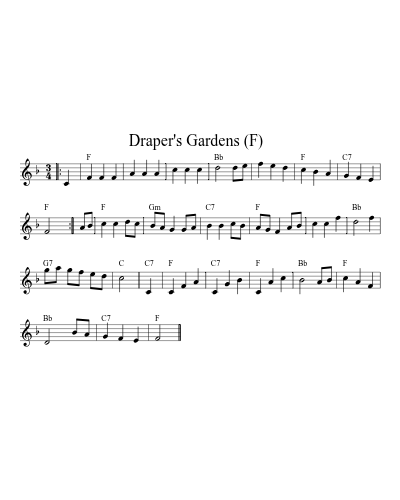 Draper's Gardens   (F)