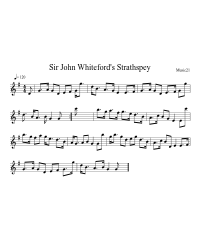 Sir John Whiteford's Strathspey
