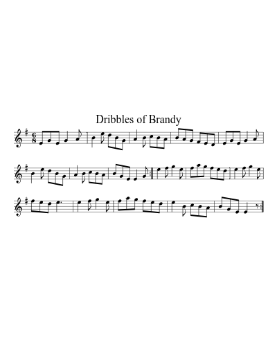 Dribbles of Brandy (Version 3) preview