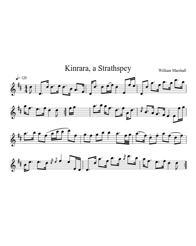 Kinrara, a Strathspey