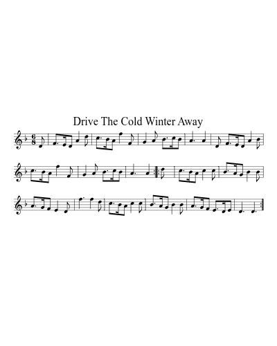 Drive The Cold Winter Away (Version 6)